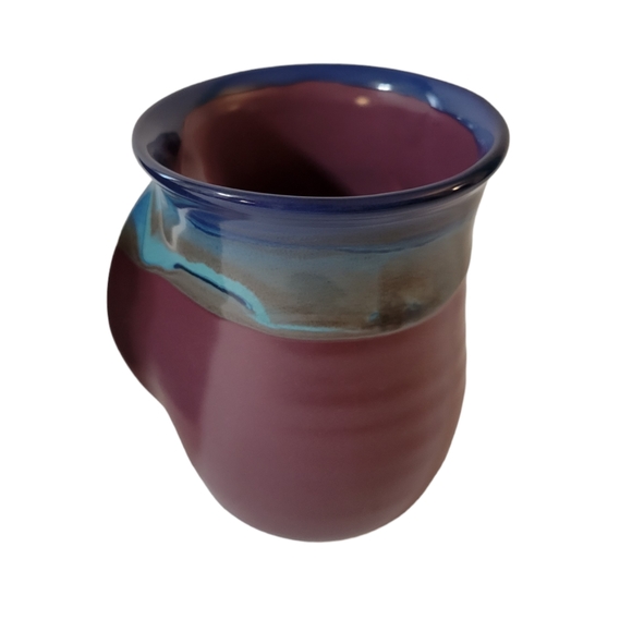 Neher Pottery Hand Warmer Left Handed Mug Set Of 2 - Picture 3 of 16